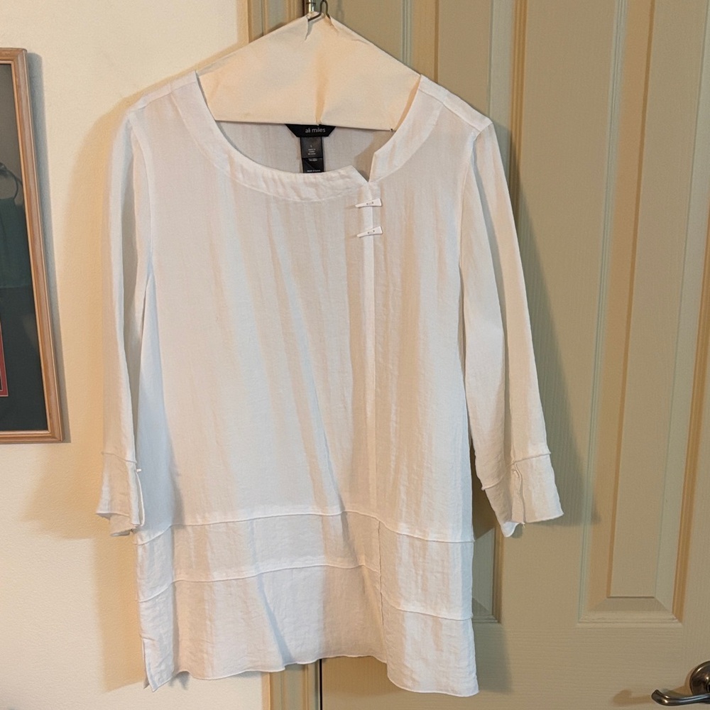 Ali Miles White Blouse
